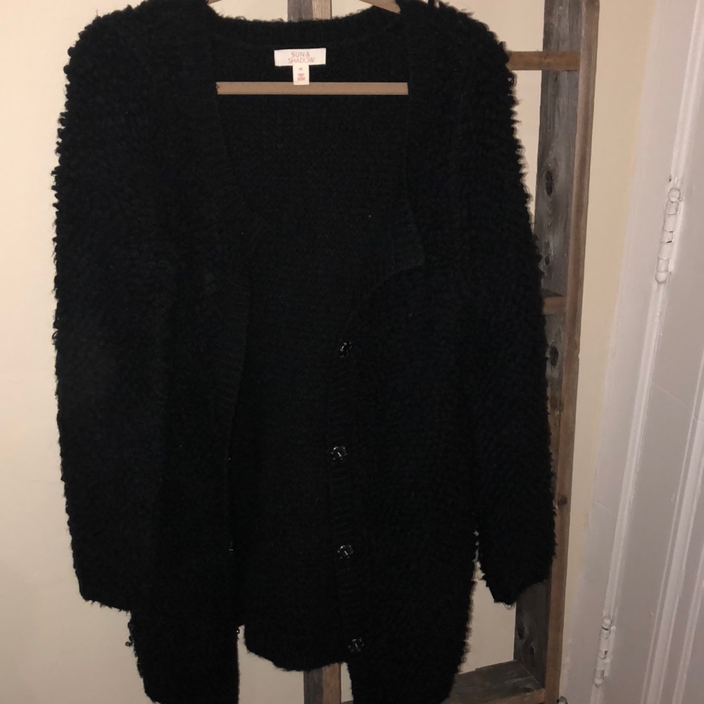 Black long sweater